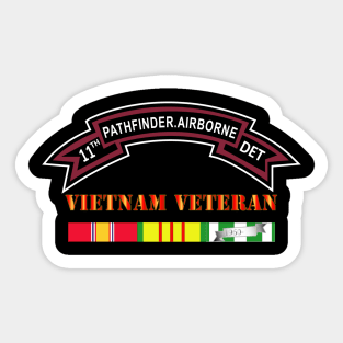 11th Pathfinder Detachment - Vietnam Veteran Sticker